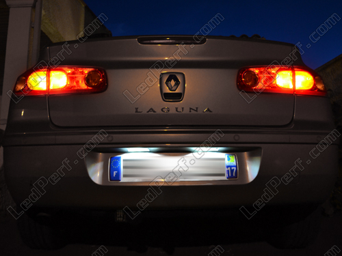 Pack Leds plaque d'immatriculation pour Renault Laguna 2