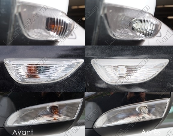 njssjd Clignotants latéraux dynamiques à LED pour Suzuki Swift Jimny Ignis  Grand Vitara SX4 Splash Opel Agila B séquentiel Ambre fumé