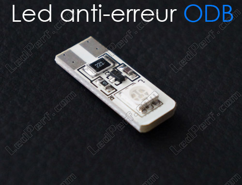Led T10 Dual - Blanc - Anti-erreur ordinateur de bord ODB - W5W