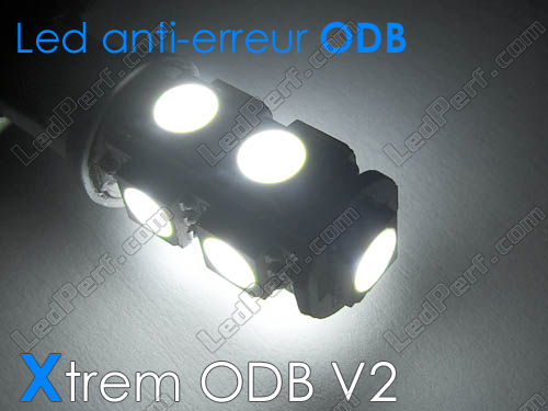 Led T10 Xtrem ODB V2 - Blanc- Anti-erreur ordinateur de bord W5W