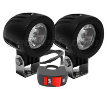 Phares additionnels LED pour scooter Piaggio Beverly 500 - Longue portée