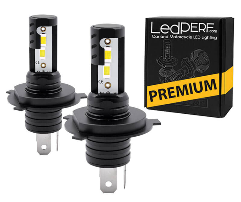 Kit d'Ampoules LED H4 Ultra Puissantes – Éclairage Blanc Pur – LED LIGHTING