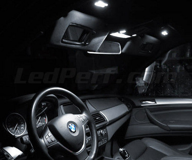 Pack Ampoule LED Interieur Blanc Light BMW X5 E70 eclairage plafonnier habitacle 