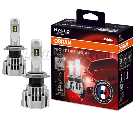Ampoules H7 LED Osram Night Breaker Homologuées en France