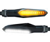 Clignotants dynamiques LED + feux de jour pour Kawasaki ZZR 1400