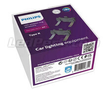 2x Adaptateurs Philips Type K pour ampoules H7 LED PRO6001 - 11180X2