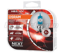 Pack de 2 Ampoules HB3 Osram Night Breaker Laser +150% - 9005NL-HCB