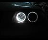 Pack angel eyes à leds (blanc pur) pour BMW Serie 1 phase 2 - Standard