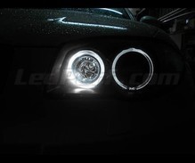 Pack angel eyes à leds (blanc pur) pour BMW Serie 1 phase 2 - Standard