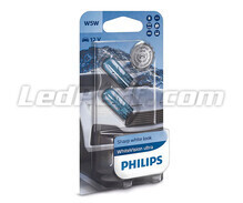 Pack de 2 ampoules W5W Philips WhiteVision ULTRA  - 12961WVUB2