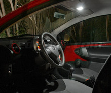 Pack intérieur luxe full leds (blanc pur) pour Peugeot 107