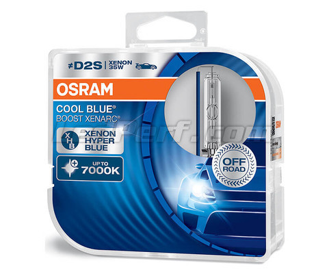 Ampoules Xénon D2S Osram Xenarc Cool Blue Boost 7000K - 66240CBB