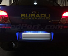 Pack éclairage de plaque à leds (blanc xenon) pour Subaru Impreza GG/GD