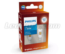 2x ampoules LED W5W Philips Ultinon PRO6000 - Camion 24V - 4000K - 24961WU60X2