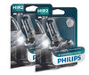 Pack de 2 ampoules HIR2 Philips X-tremeVision PRO150 55W  - 9012XVPB1
