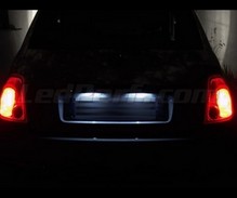 Pack éclairage de plaque (blanc xenon) pour Fiat 500