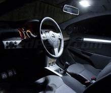 Pack intérieur luxe full leds (blanc pur) pour Opel Astra H TwinTop